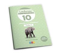 Lecturas comprensivas 10. Cuaderno de refuerzo escolar I 3º de primaria I Ejercicios de comprensión lectora. Ortografía y gramática. Textos descriptivos. Pauta cuadrícula I Editorial GEU.