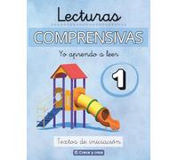 LECTURAS COMPRENSIVAS 1: Cuaderno de lecturas para aprender a leer.: Lecturas con letra ligada - Textos de iniciación - LEER, COMPRENDER Y APRENDER - Para niños de 5 a 8 años