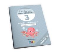 Lecturas comprensivas 3. Cuaderno de refuerzo escolar I Educación infantil I Ejercicios de comprensión lectora. Leo sílabas inversas. Pauta montessori I Editorial GEU.
