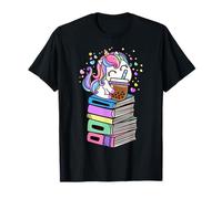 Lecture Amusante pour Les vers de Livres Just A Unicorn Girl Who Loves Books T-Shirt