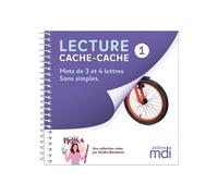 Lecture cache-cache - Livre 1 - Sons simples 3 à 4 lettres - Sandra Barabinot - Mdi Eds - broché - Scolaire / Universitaire