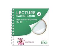 Lecture cache-cache - Livre 4 - Digrammes OU, CH - Sandra Barabinot - Mdi Eds - broché - Scolaire / Universitaire