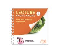 Lecture cache-cache - Livre 7 - Digrammes mélangés - Sandra Barabinot - Mdi Eds - broché - Scolaire / Universitaire