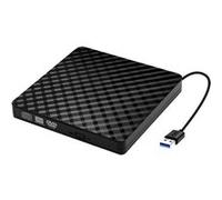 Lecture CD/VCD/DVD Wabecil Externe,13.5*13.5*1.5mm-Noir Noir G