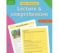 Cahier d'exercices lecture & compréhension (CE1 -2e primaire) (bleu-violet)