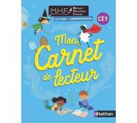 MHF - Lecture-compréhension CE1 - Mon carnet de lecteur - Nicolas Pinel - Nathan - broché - Scolaire / Universitaire