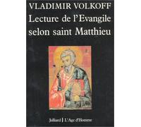 Lecture de l'Évangile selon saint Matthieu