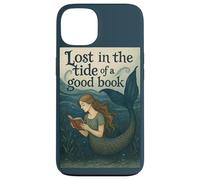 Lecture de Mermaid Lost in The Tide of a Good Book Ocean Coque pour iPhone 13