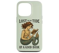 Lecture de Mermaid Lost in The Tide of a Good Book Ocean Coque pour iPhone 13 Pro