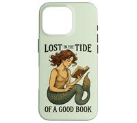 Lecture de Mermaid Lost in The Tide of a Good Book Ocean Coque pour iPhone 16 Pro