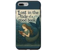 Lecture de Mermaid Lost in The Tide of a Good Book Ocean Coque pour iPhone 7 Plus/8 Plus