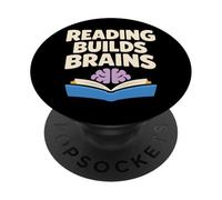Lecture de Sensibilisation à l'alphabétisation de l'enfance Sauve des Vies Lecteur PopSockets PopGrip Adhésif