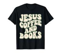 Lecture du café et de la Foi de Jésus pour Les Amoureux du Livre chrétien T-Shirt