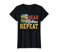 Lecture du Retour de Livre Répétition Bibliophile Bibliarian T-Shirt Graphique avec Valeur