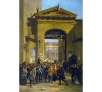 Lecture d'une dépêche à la Mairie du IXème arrondissement 6 rue Drouot (19 janvier 1871). (1871) Affiche imprimée par Alfred Decaen (24 x 36)