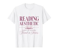 Lecture esthétique Perdue dans Les Pages trouvées dans Les Histoires Amateur de Livres T-Shirt