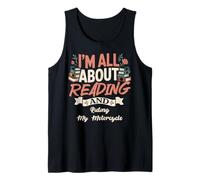 Lecture et Vie Moto pour Les Motards Qui Aiment Les Livres Débardeur