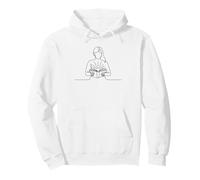 Lecture Femme Dessin Au Trait Bookworm Book Lover Sweat à Capuche