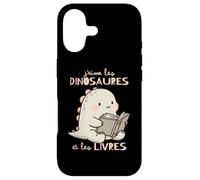Lecture J'aime Les Dinosaures et Les Livres Garçon Fille Coque pour iPhone 17