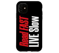 Lecture Lente en Direct Rapide pour Les Amateurs de Livres Coque pour iPhone 11