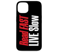 Lecture Lente en Direct Rapide pour Les Amateurs de Livres Coque pour iPhone 13