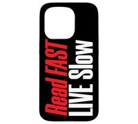 Lecture Lente en Direct Rapide pour Les Amateurs de Livres Coque pour iPhone 15 Pro