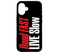 Lecture Lente en Direct Rapide pour Les Amateurs de Livres Coque pour iPhone 16