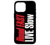 Lecture Lente en Direct Rapide pour Les Amateurs de Livres Coque pour iPhone 16 Pro Max