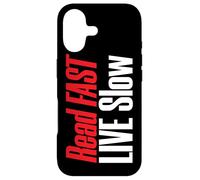 Lecture Lente en Direct Rapide pour Les Amateurs de Livres Coque pour iPhone 17