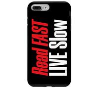 Lecture Lente en Direct Rapide pour Les Amateurs de Livres Coque pour iPhone 7 Plus/8 Plus