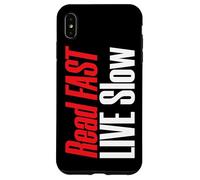 Lecture Lente en Direct Rapide pour Les Amateurs de Livres Coque pour iPhone XS Max