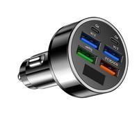 Lecture numérique Intelligente de de Voiture 6 en 1 pour Une Alimentation Efficace DC5V-3.1A 9V / 12V-1.8A Sortie PD5V-3.1A Affichage numérique de Voiture