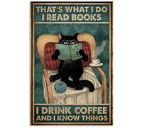 Lecture parce que le meurtre est faux Reproduction de plaques en métal, décoration murale vintage Art rétro Plaque en étain Décorations drôles pour la maison Bar Pub Café Ferme Chambre Plaque en métal