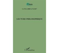 Lecture philosophique - CRISHS Univ. F. H. Boigny - L'harmattan - broché - Revue