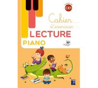 Lecture Piano CE1 - Cahier d'exercices - programmes 2025 - Géraldine Mat - Retz Eds - broché - Scolaire / Universitaire