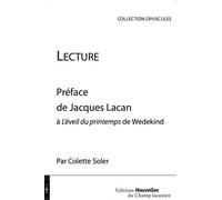 Lecture - Préface De Jacques Lacan À L'eveil Du Printemps De Wedekind
