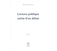 Lecture publique suivie d'un débat