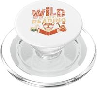 Lecture Tshirt Bookworm Reader Kids Library School Lire PopSockets PopGrip pour MagSafe
