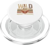 Lecture Tshirt Bookworm Reader Kids Library School Lire PopSockets PopGrip pour MagSafe