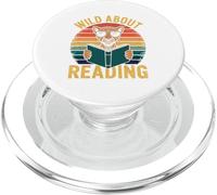 Lecture Tshirt Bookworm Reader Kids Library School Lire PopSockets PopGrip pour MagSafe