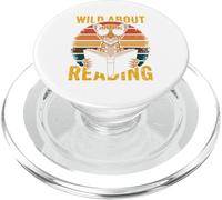 Lecture Tshirt Bookworm Reader Kids Library School Lire PopSockets PopGrip pour MagSafe