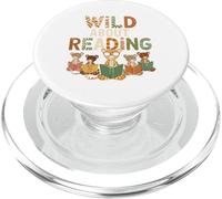 Lecture Tshirt Bookworm Reader Kids Library School Lire PopSockets PopGrip pour MagSafe