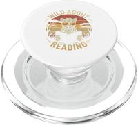 Lecture Tshirt Bookworm Reader Kids Library School Lire PopSockets PopGrip pour MagSafe