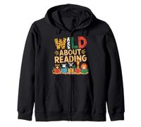 Lecture Tshirt Bookworm Reader Kids Library School Lire Sweat à Capuche