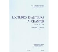 Lectures d'auteurs à chanter pour le 1er Cycle