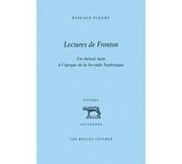 Lectures de Fronton Pascale Fleury (Auteur), Jean-Louis Ferrary (Préface)