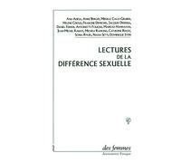 Lectures de la différence sexuelle: Actes du colloque Paris-VIII, CIPH Paris, octobre 1990