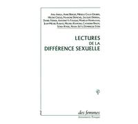 Lectures de la différence sexuelle: Actes du colloque Paris-VIII, CIPH Paris, octobre 1990