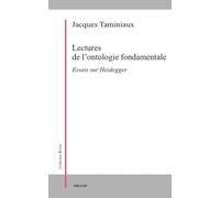 Lectures de l'ontologie fondamentale. Essais sur Heidegger