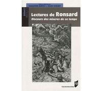Lectures de ronsard Le discours des misères de ce temps - Pur - Presses Universitaires Rennes - broché - Essai